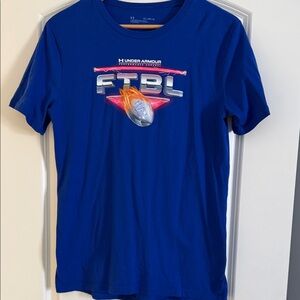 Under Armour Boy’s Royal Blue FTBL Graphic Tee